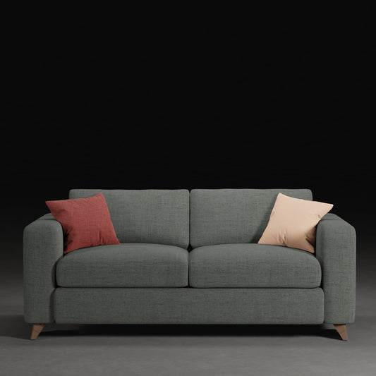 JUNIPER - 2 Seater Couch in Linen Finish | Grey Color
