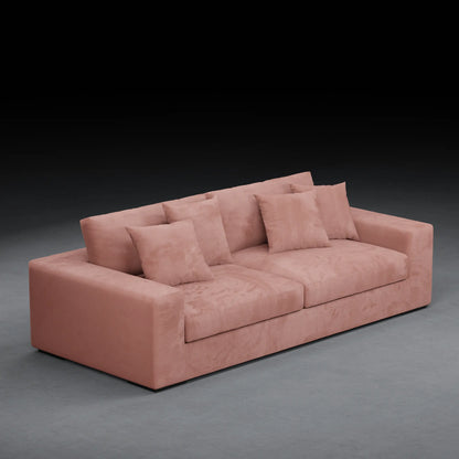 IVY - XL 2 Seater Couch in Linen Finish | Pink Color